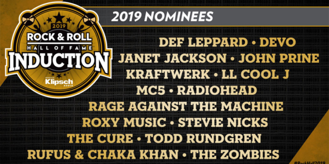 Rock & Roll Hall of Fame - Class of 2019 Nominees