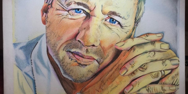 Sonia Figueiredo Has Made a Special Colored Portrait of Mark Knopfler!
