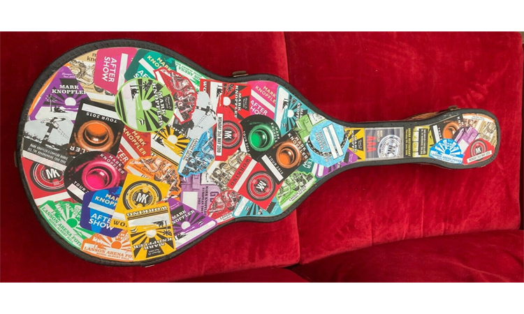 Mark Knopfler Tour Pass Acoustic Guitar Case Is On Auction Now!