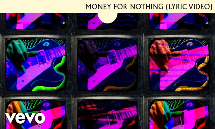 Dire Straits Published a NEW Animated Lyric Video for The Song “Money for Nothing”