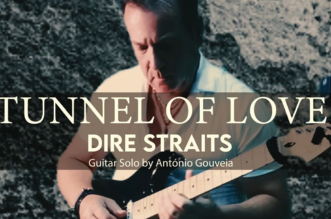 António Gouveia performing a "Tunnel of Love" guitar solo cover as a tribute to Mark Knopfler's 75th birthday.