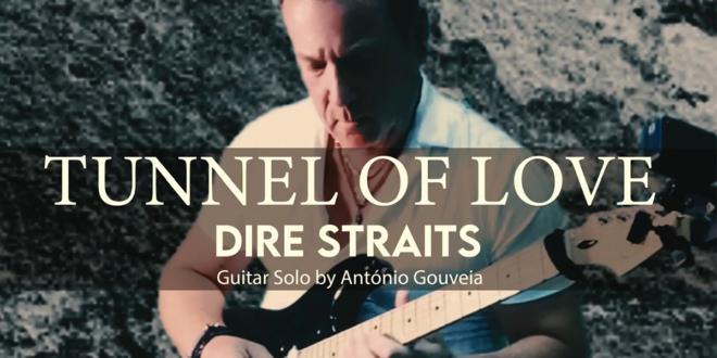 António Gouveia performing a "Tunnel of Love" guitar solo cover as a tribute to Mark Knopfler's 75th birthday.