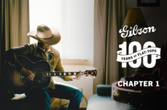 Gibson flat-top acoustic guitars from 100 years of guitar history