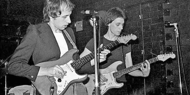 Dire Straits performing at Tramshed Woolwich in 1977
